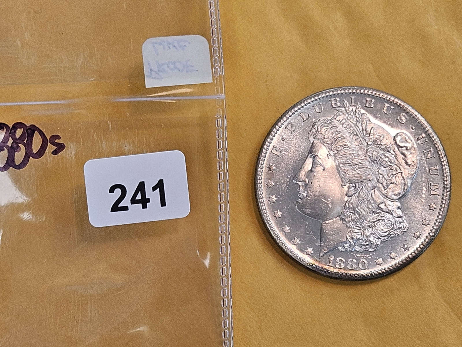 Very Choice Brilliant Uncirculated 1880-S Morgan Silver Dollar - 2