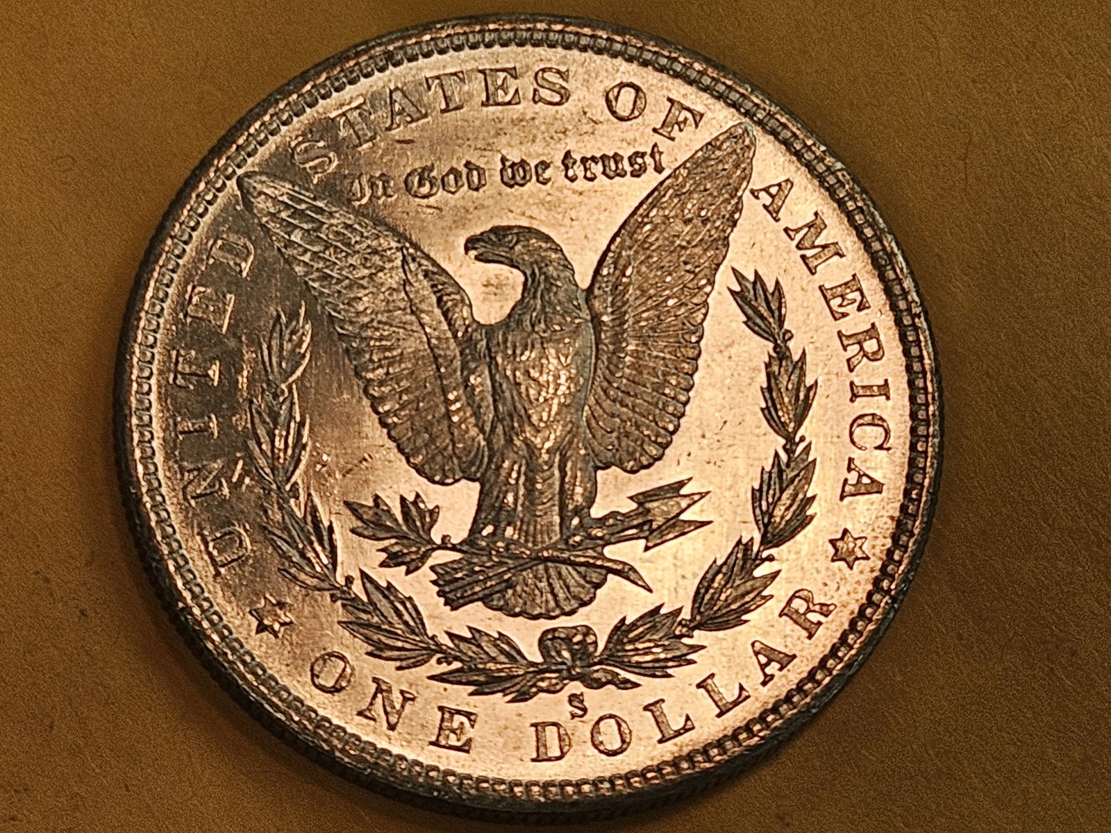 Very Choice Brilliant Uncirculated 1880-S Morgan Silver Dollar - 9