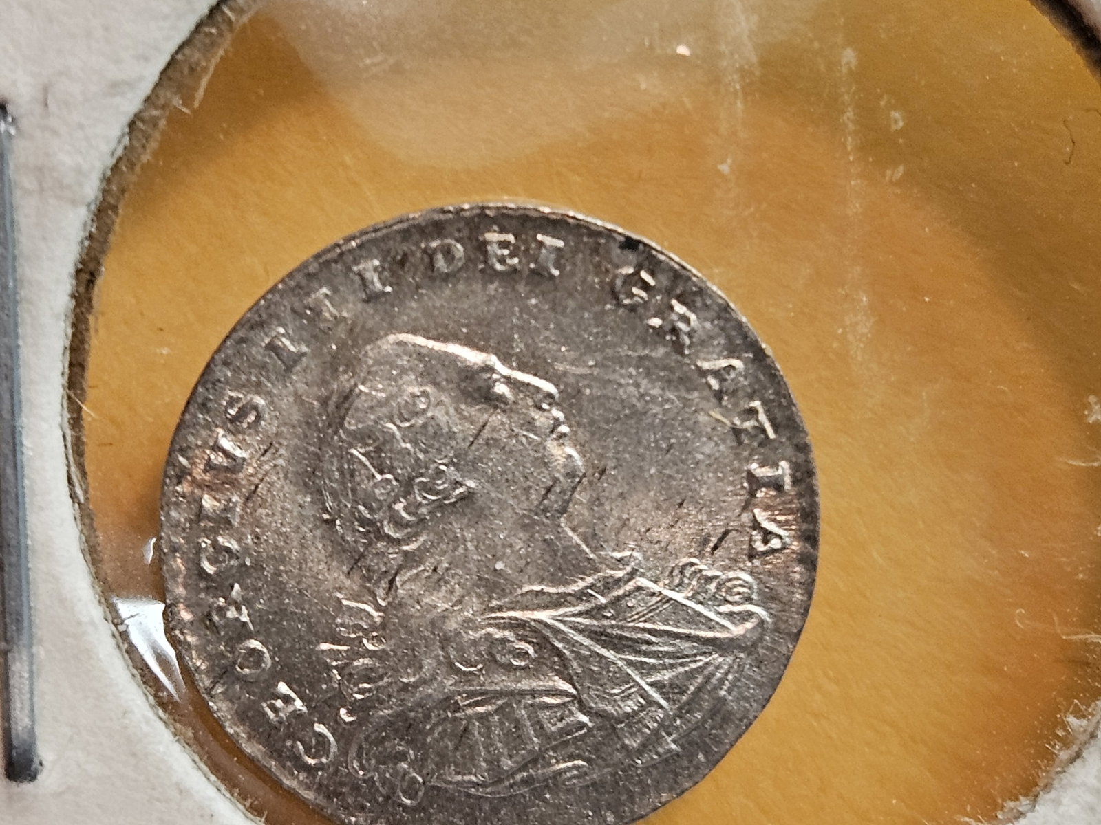 Choice Brilliant Uncirculated plus 1795 Great Britain silver 1 pence - 5