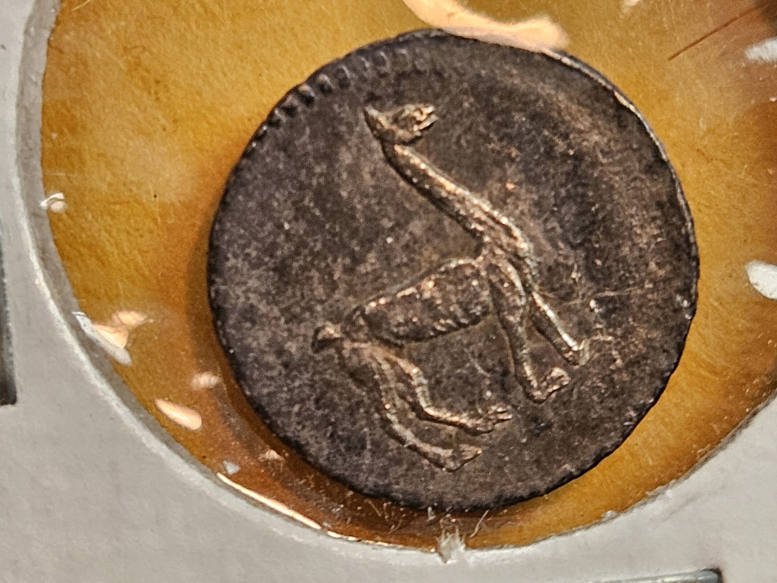 Choice 1850 Peru silver 1/4 real in Extra Fine: KM 143