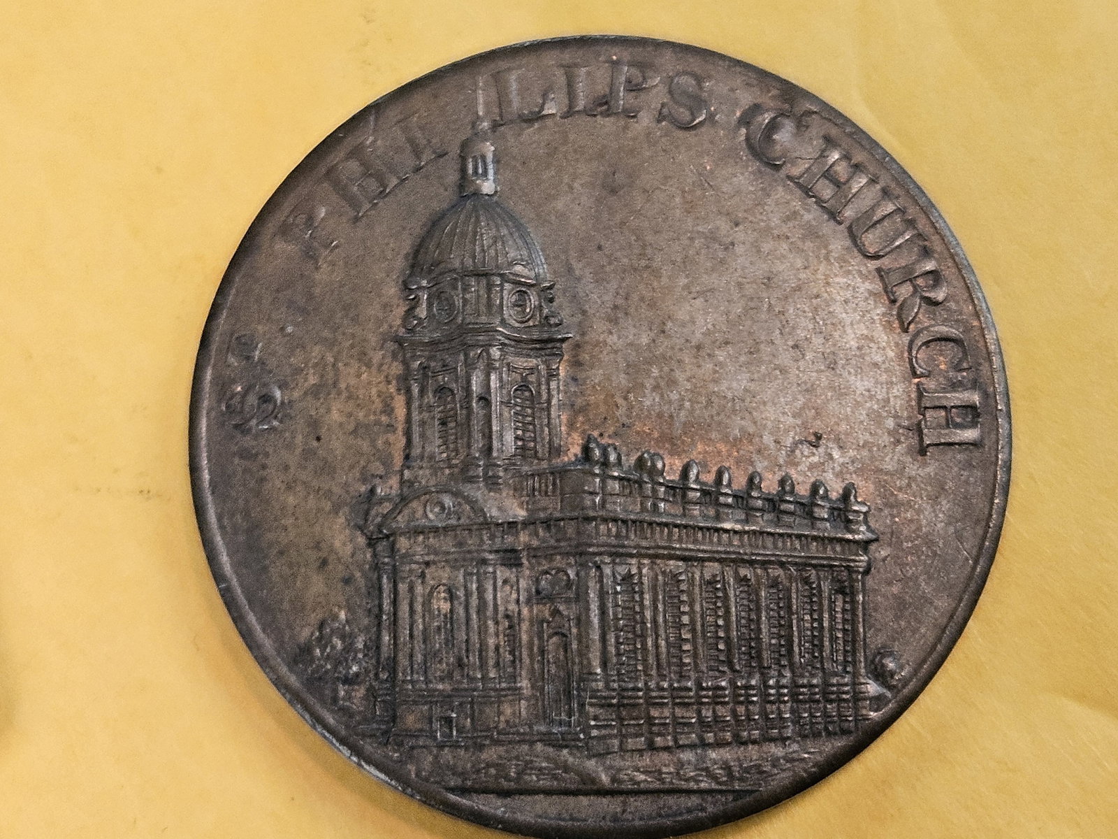 CONDER! Choice AU - 58 RED-Brown Conder Token: Warwickshire. Kempson's