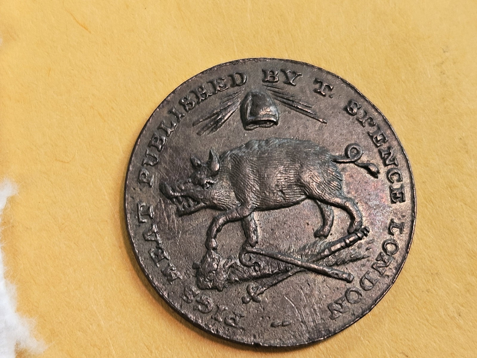 CONDER! 1795 Conder Token Farthing in Choice About Uncirculated plus! - 4