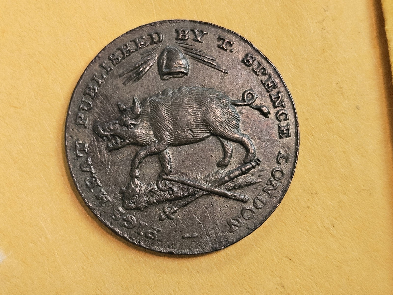 CONDER! 1795 Conder Token Farthing in Choice About Uncirculated plus! - 5