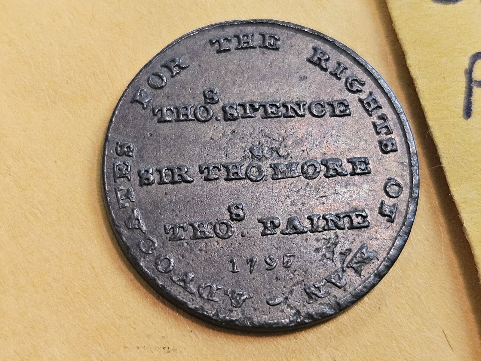CONDER! 1795 Conder Token Farthing in Choice About Uncirculated plus! - 7
