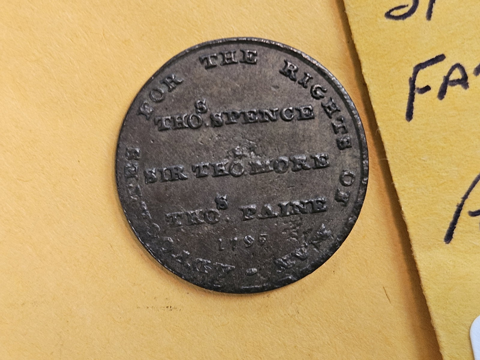 CONDER! 1795 Conder Token Farthing in Choice About Uncirculated plus! - 9