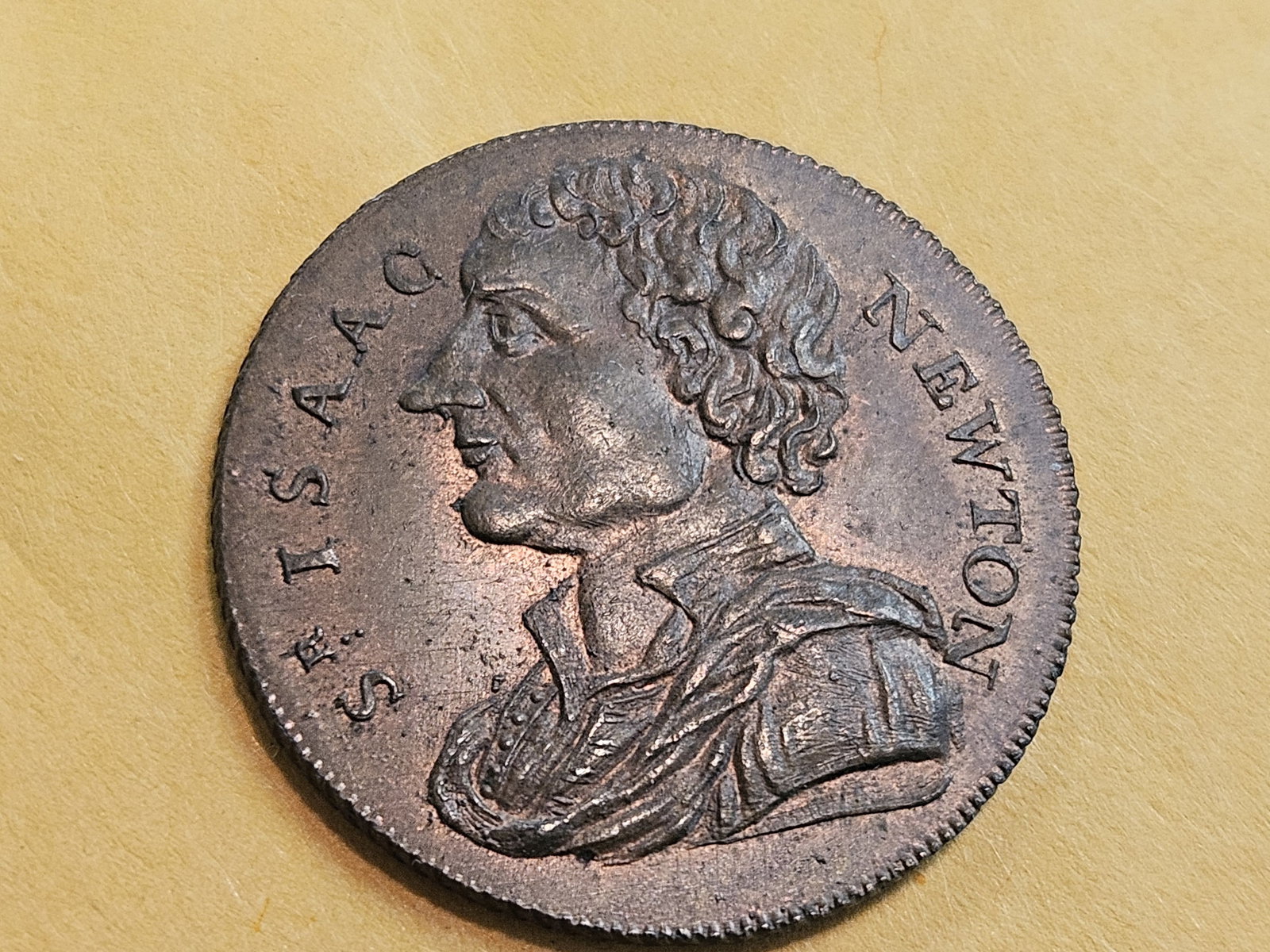 CONDER! 1793 Conder token farthing in Choice Uncirculated plus Red-Brown - 4