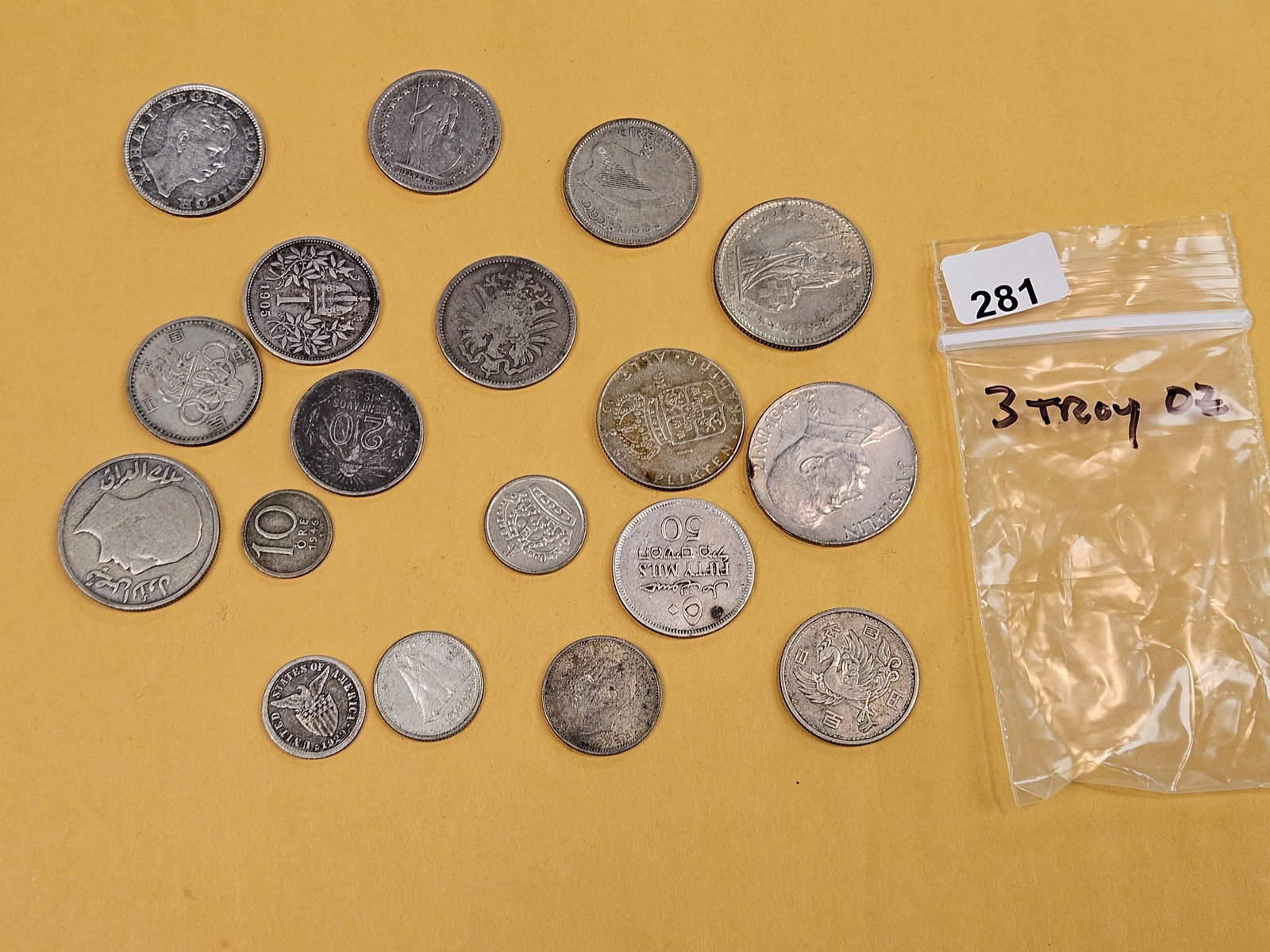 Bag of mixed, SILVER, World Coins - 2