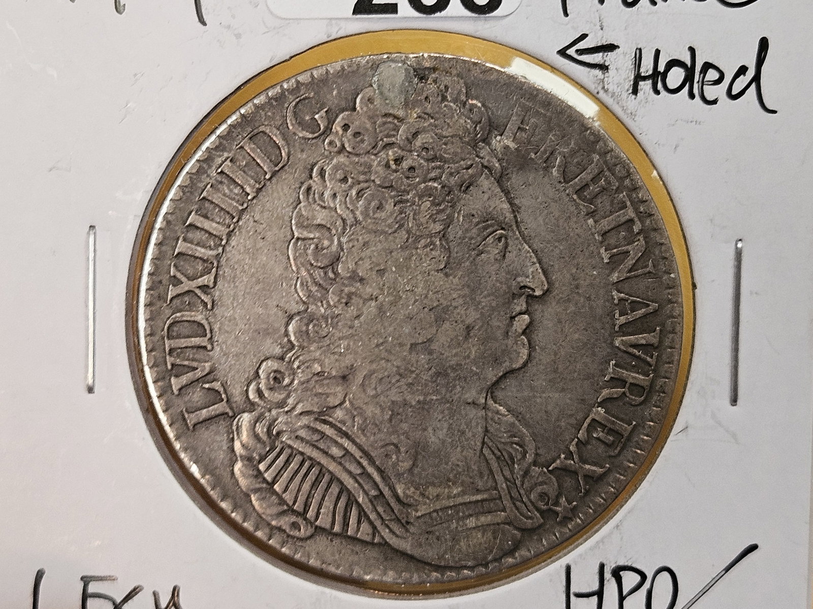 Scarcer! 1709 France silver 1 ecu - 3