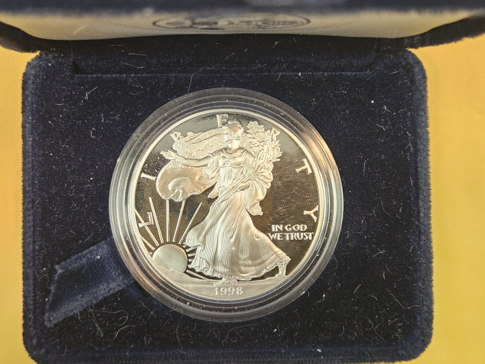 GEM Proof Deep Cameo 1998 American Silver Eagle - 2