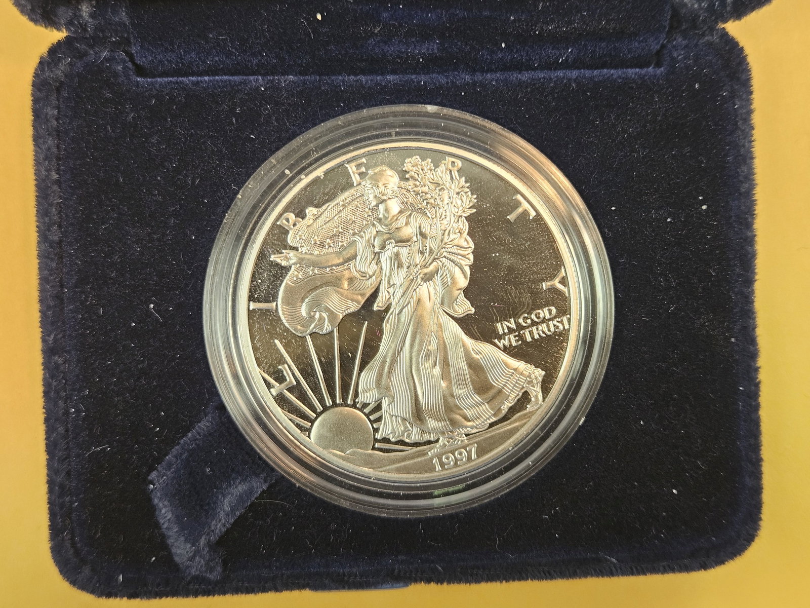 GEM Proof Deep Cameo 1997 American Silver Eagle - 2