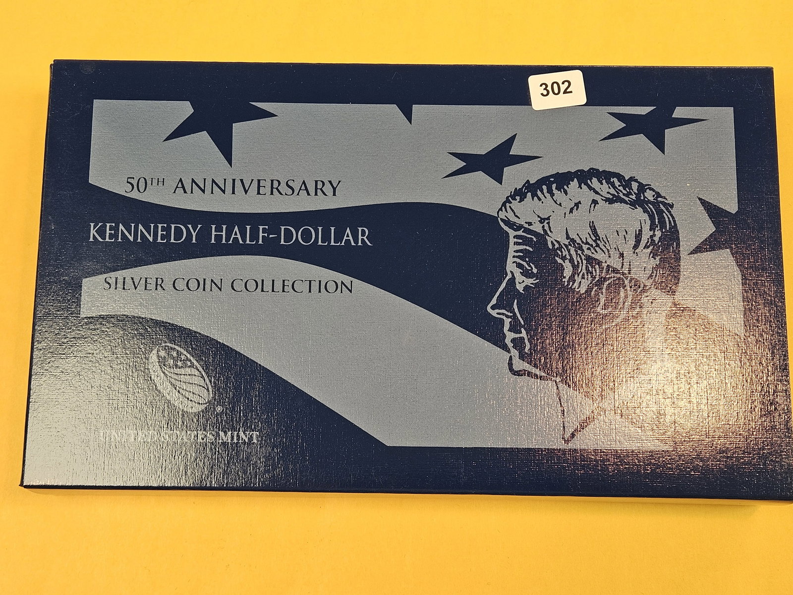 50th Anniversary Kennedy Half-Dollar Silver Coin Collection!: In original government packaging with certificated of authenticity