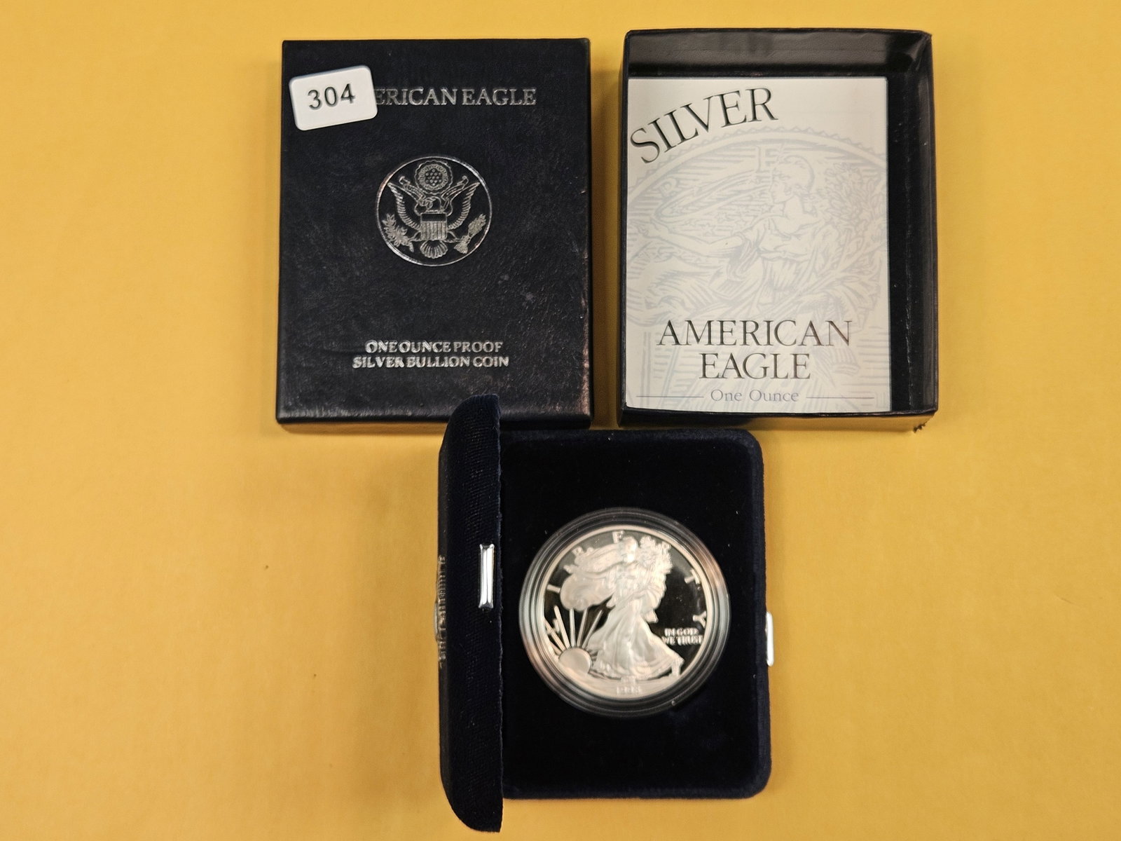 GEM Proof Deep Cameo 1998 American Silver Eagle (1 of 3)