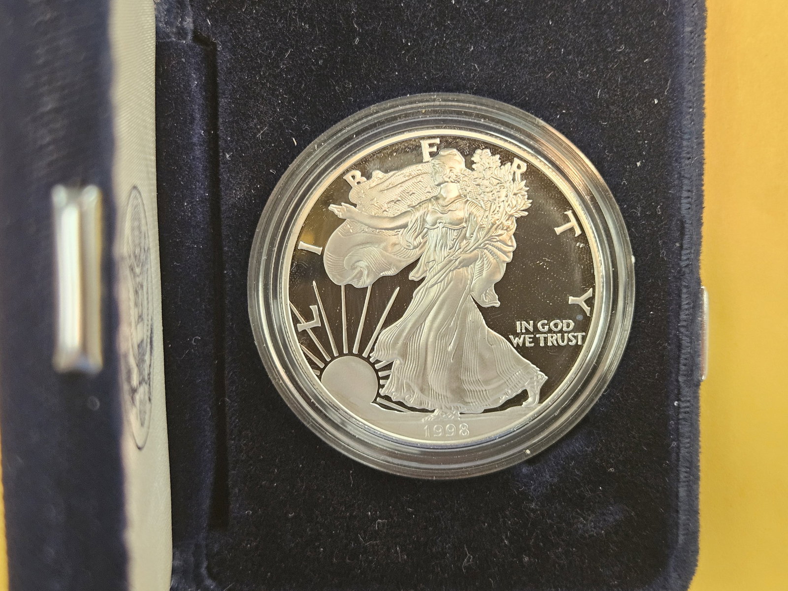 GEM Proof Deep Cameo 1998 American Silver Eagle - 2