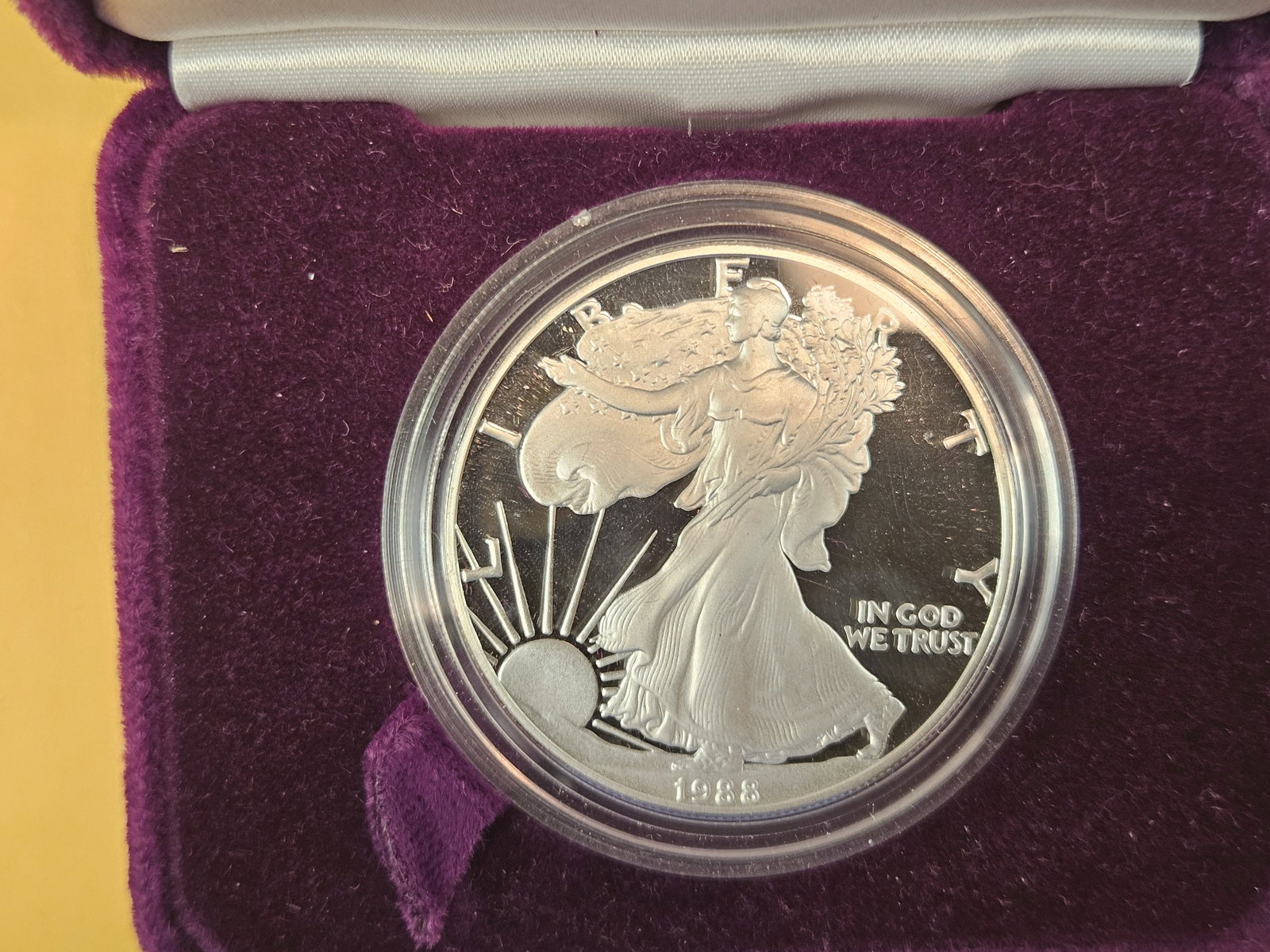 GEM Proof Deep Cameo 1988 American Silver Eagle - 2