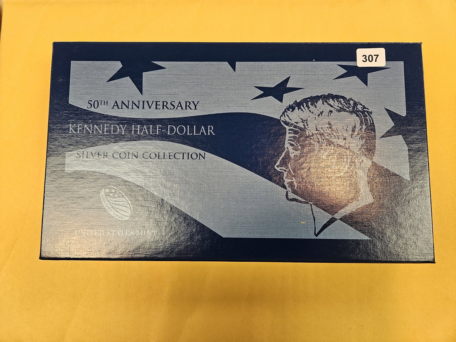50th Anniversary Kennedy Half-Dollar Silver Coin Collection!: In original government packaging with certificated of authenticity. No dustcover jacket