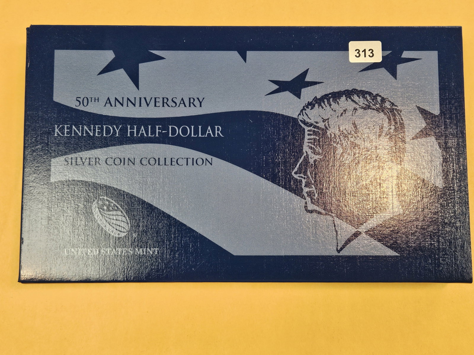 50th Anniversary Kennedy Half-Dollar Silver Coin Collection!: In original government packaging with certificated of authenticity