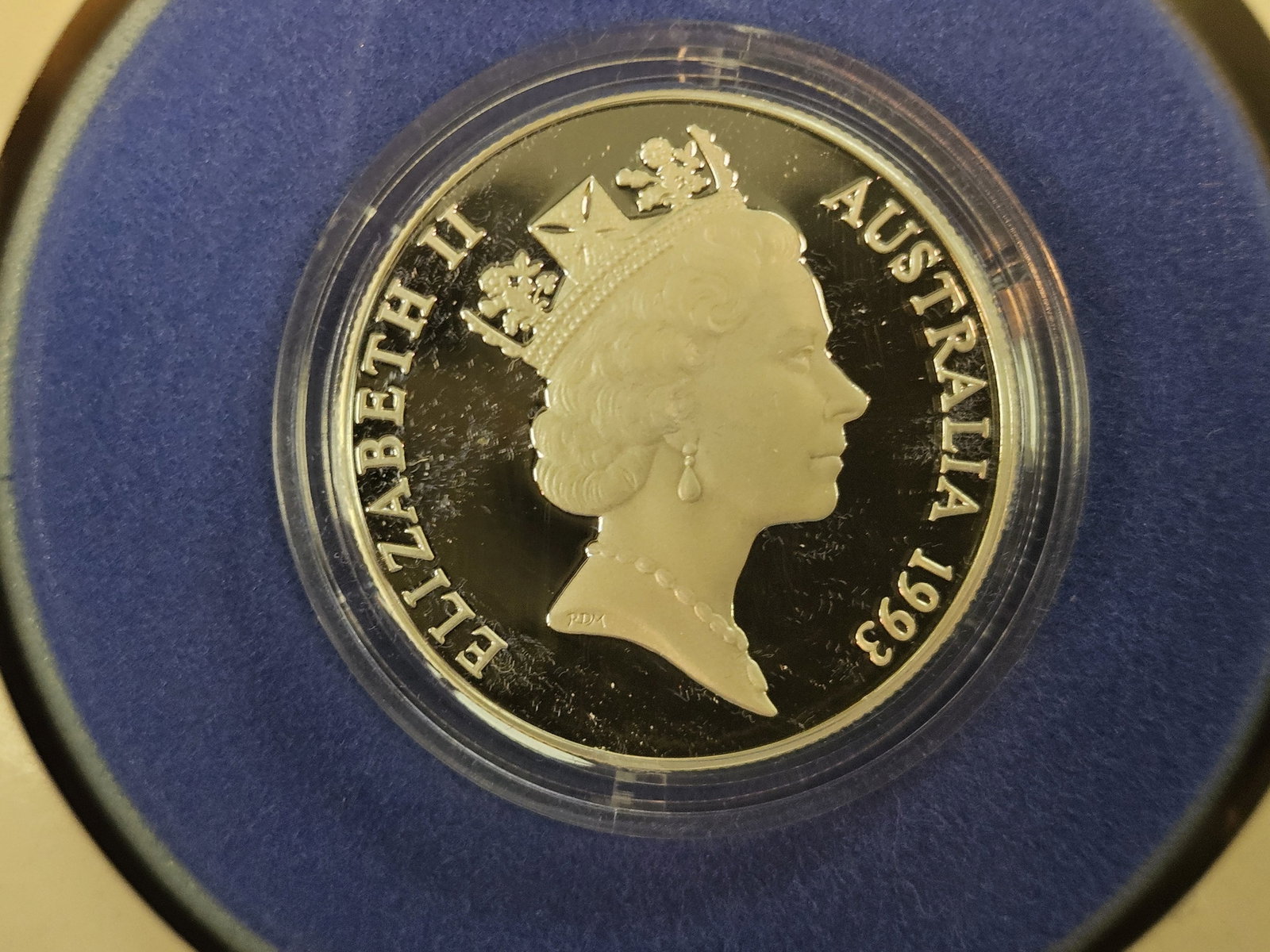 GEM Proof Deep Cameo 1993 Australia Silver Ten Dollars - 5