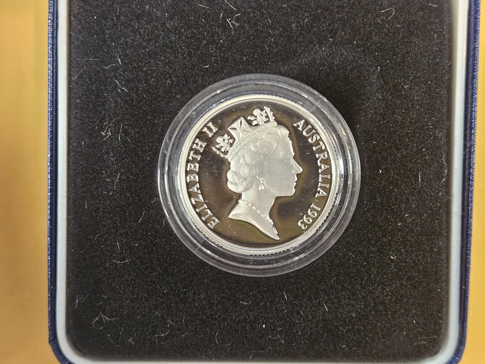 GEM Proof Deep Cameo 1993 Australia Silver Dollar - 3