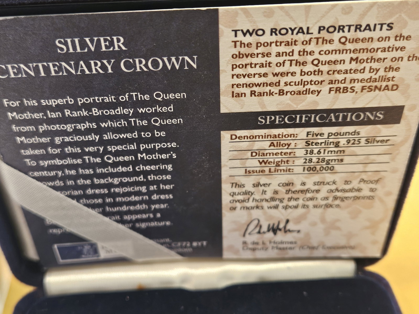 GEM Proof Deep Cameo 2000 Silver Great Britain five pounds - 2