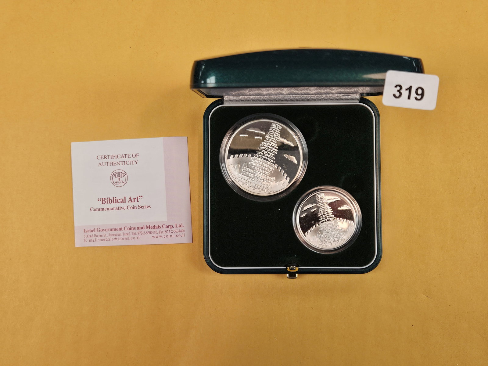 Two GEM Proof Deep Cameo Silver Coins (1 of 4)