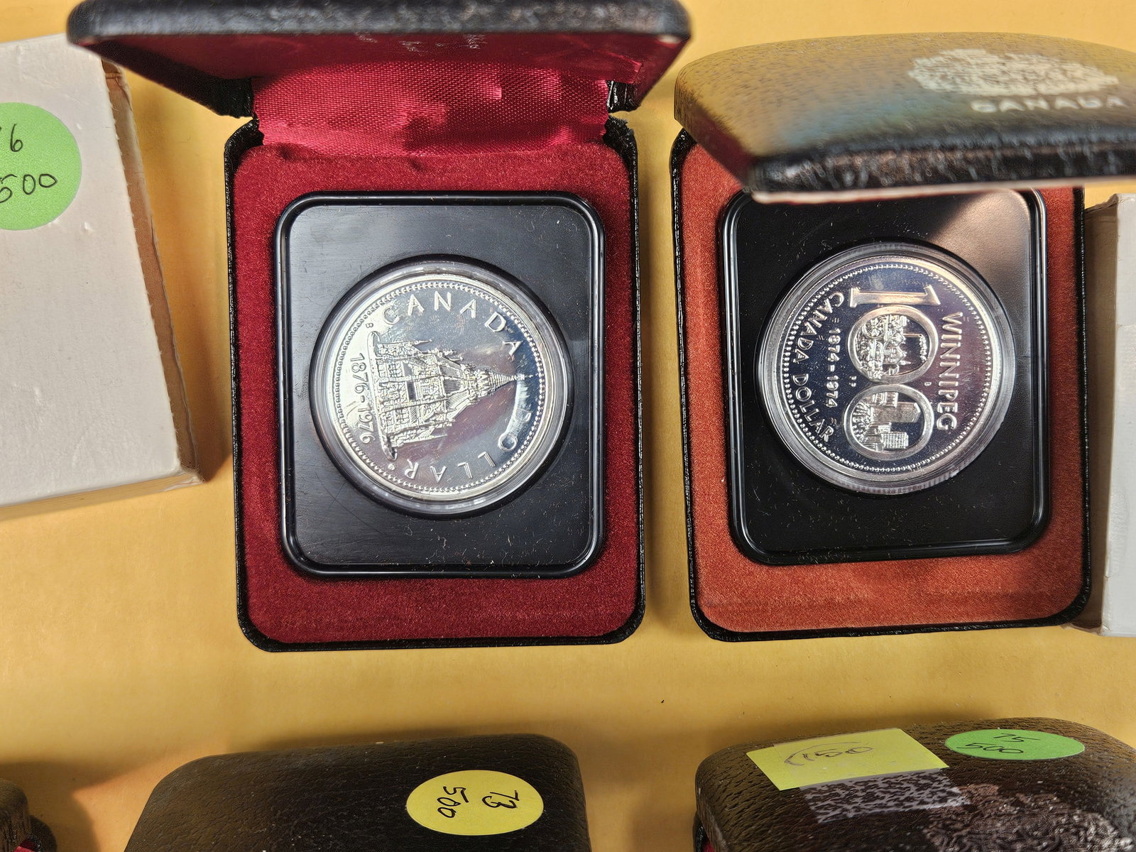 Five GEM Canadian Silver Dollars - 3