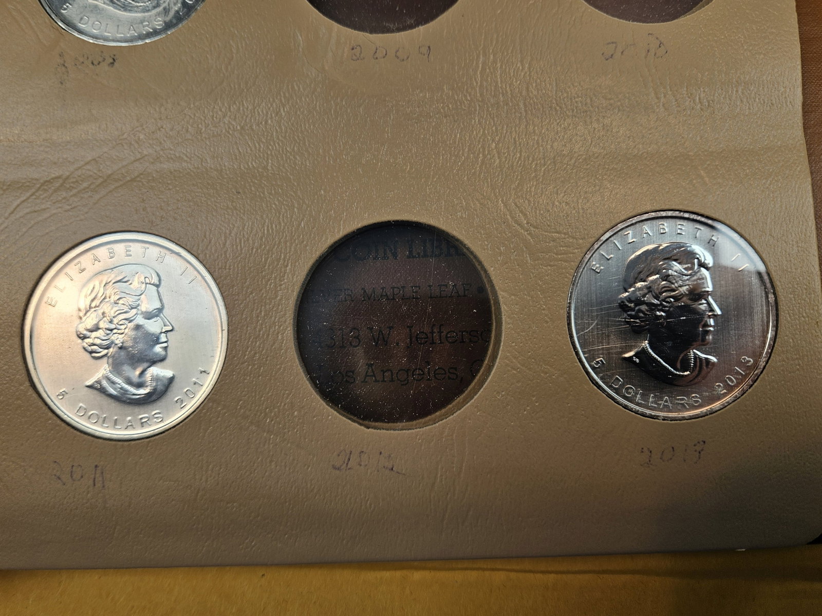 NICE! Partially Complete Canada SILVER Maple Leaf Collection - 13