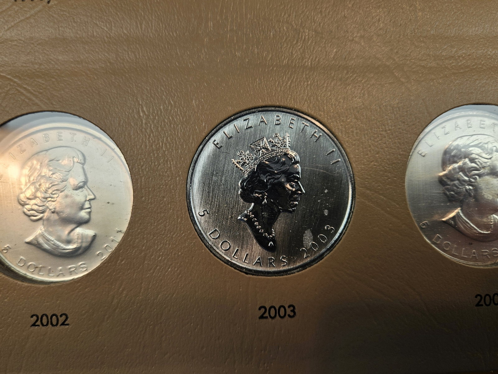 NICE! Partially Complete Canada SILVER Maple Leaf Collection - 9