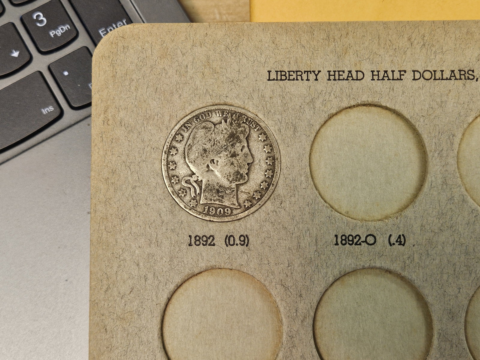 Partially Complete Barber Half Dollar Collection - 3