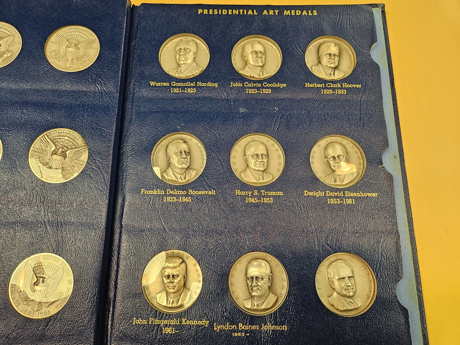 COMPLETE Presidential SILVER Art Medal Collection Volume 2 - 6