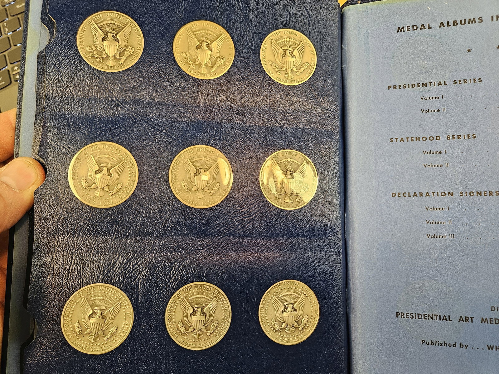 COMPLETE Presidential SILVER Art Medal Collection Volume 2 - 7
