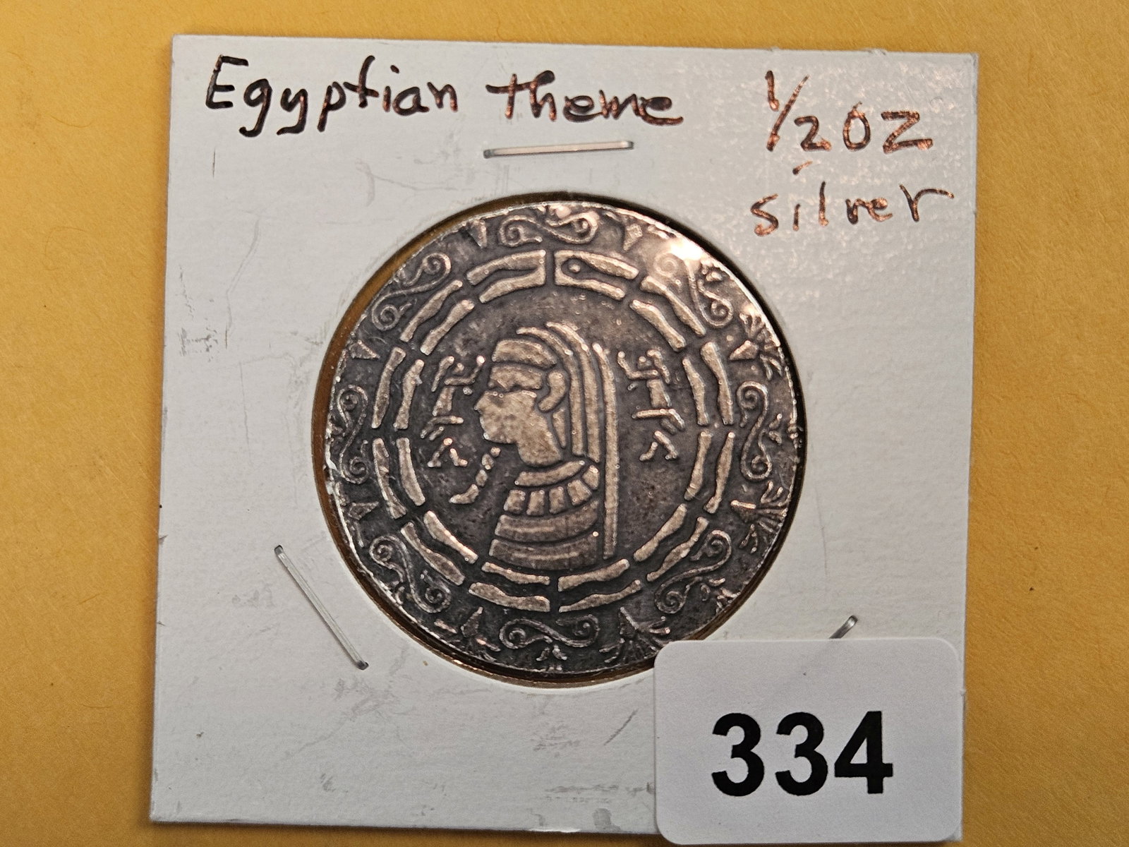 One Half-Troy ounce .999 fine silver art round (1 of 2)