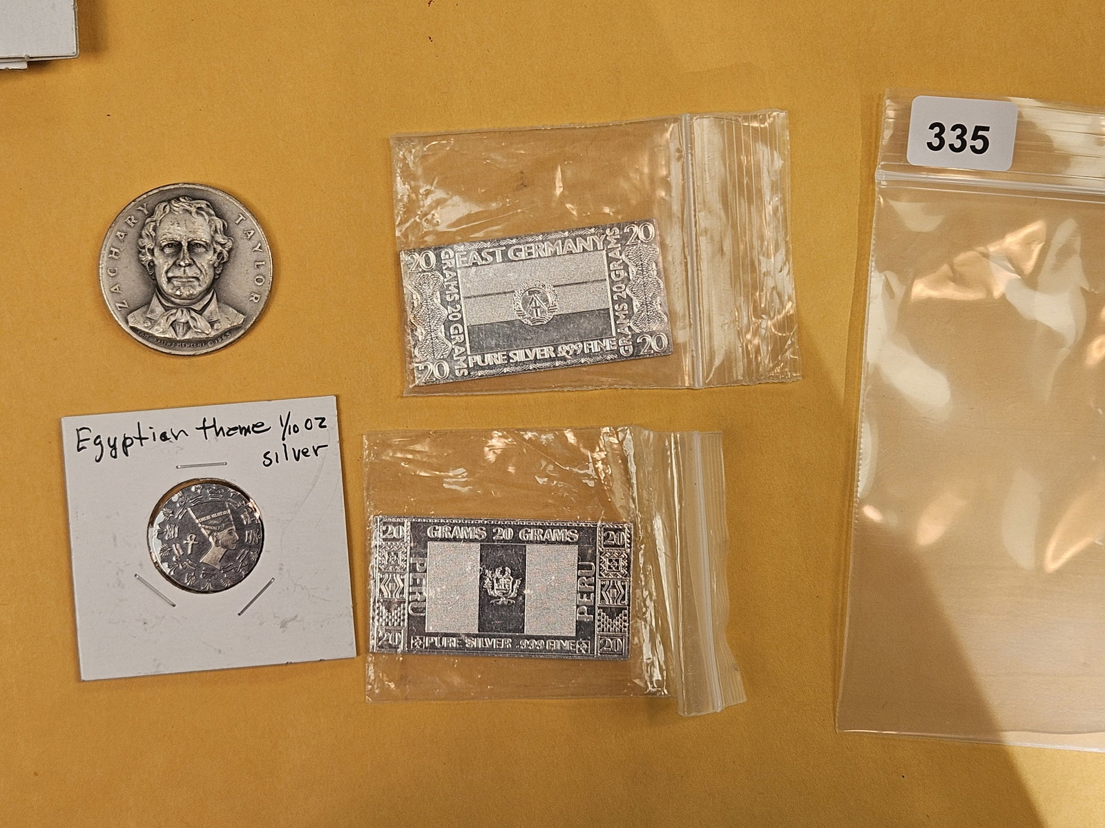 Fractional .999 fine silver mixer!: Two 20 grams, one 1/10 ounce and one .825 ounce