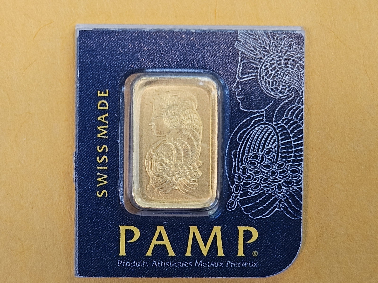 GOLD! PAMP SUISSE One Gram .9999 fine gold bar - 2