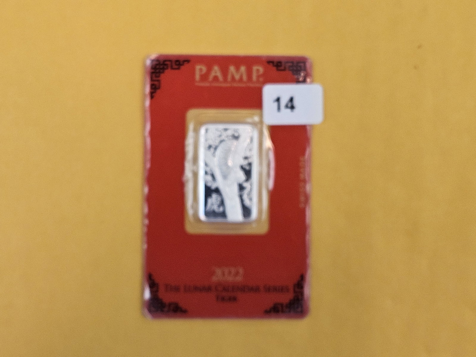 SILVER! PAMP SUISSE Ten Gram .999 fine silver art bar - 2