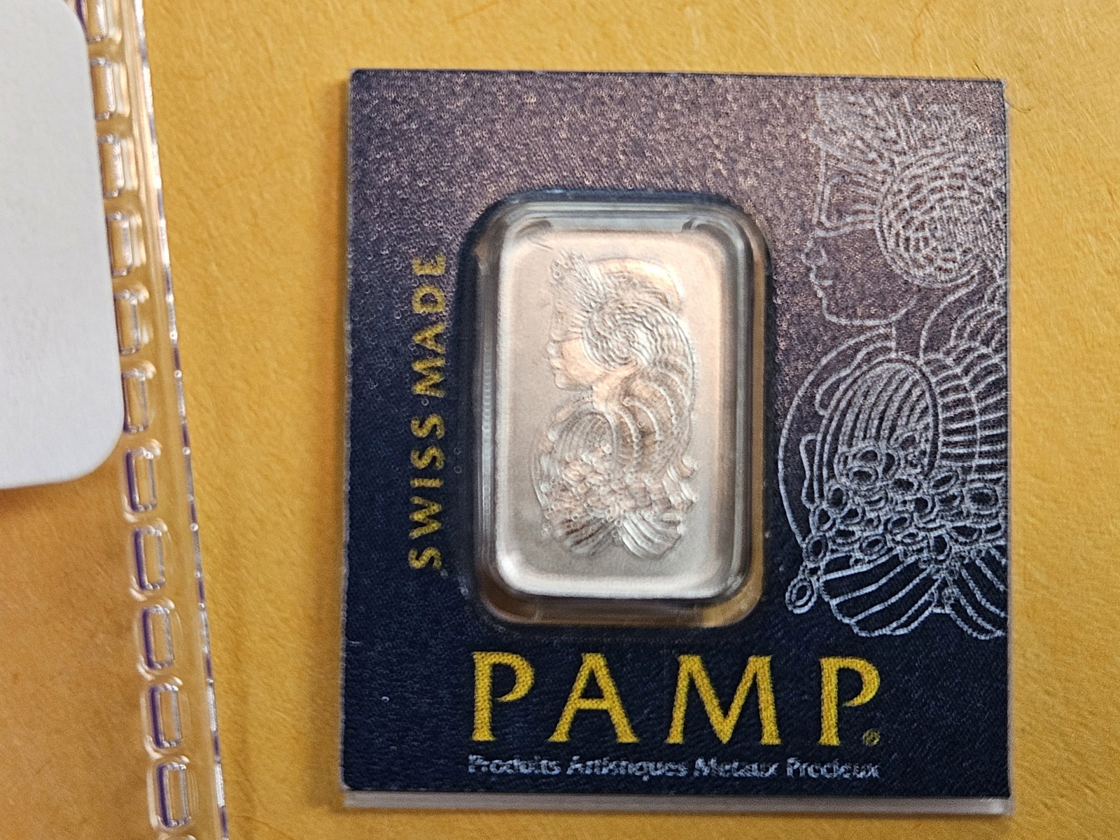 PLATINUM! PAMP SUISSE One Gram .9995 fine Platinum Bar - 2