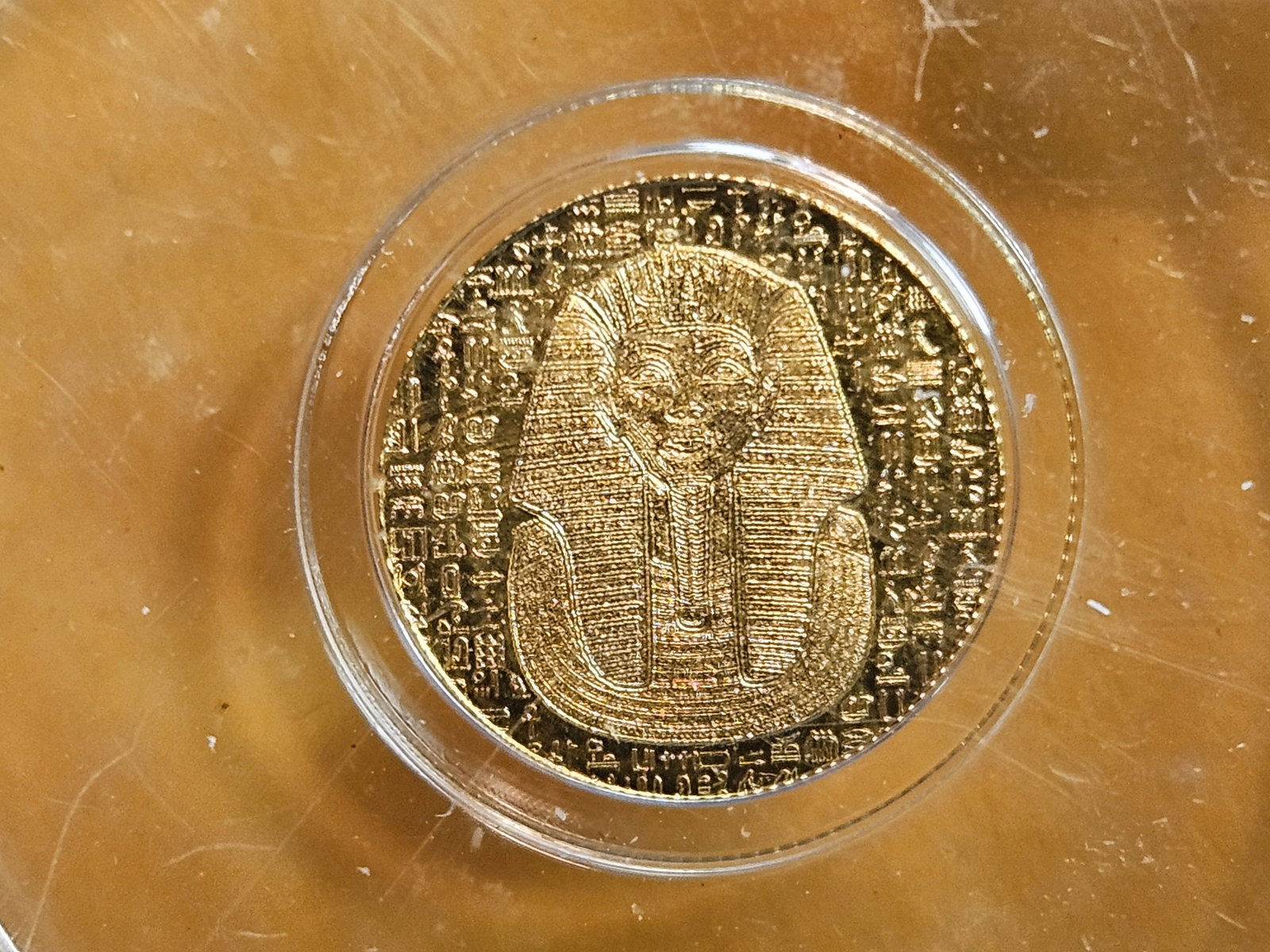 GOLD! ICG Egyptian King Tut Gold coin in Mint State 70: Perfect Grade