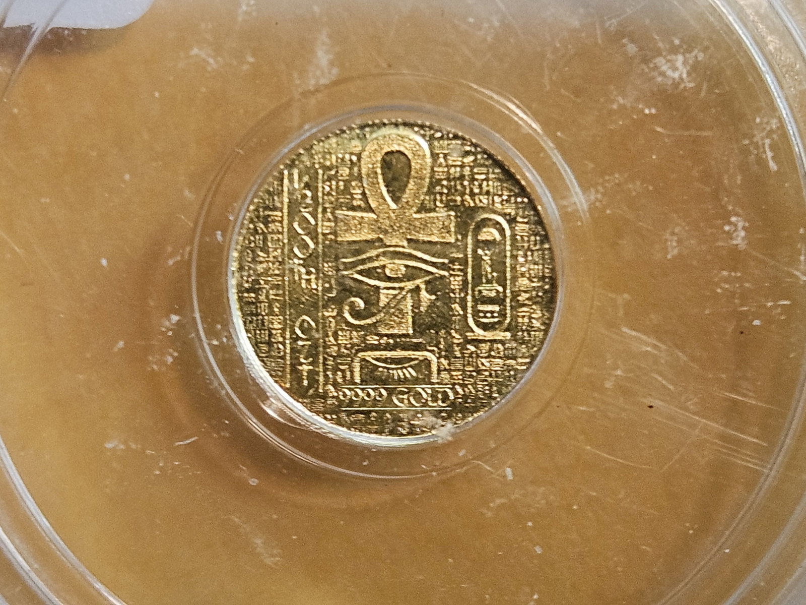 GOLD! ICG Egyptian King Tut Gold coin in Mint State 70 - 4