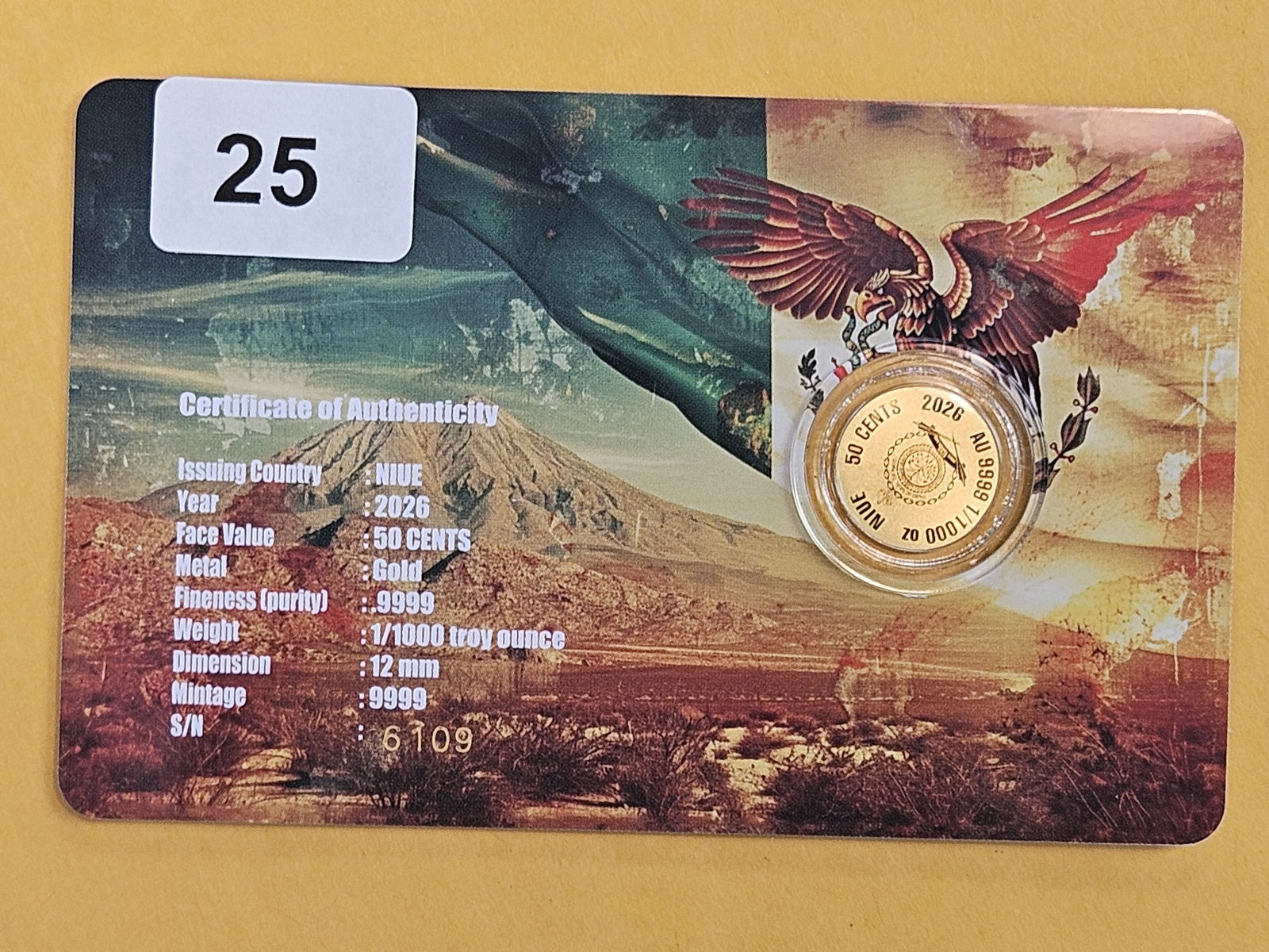 GOLD! GEM 2026 Niue Gold 50 Cents - 2