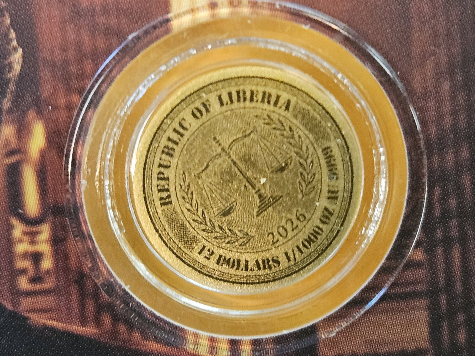 GOLD! GEM 2026 Republic of Liberia GOLD Ten Dollars - 2