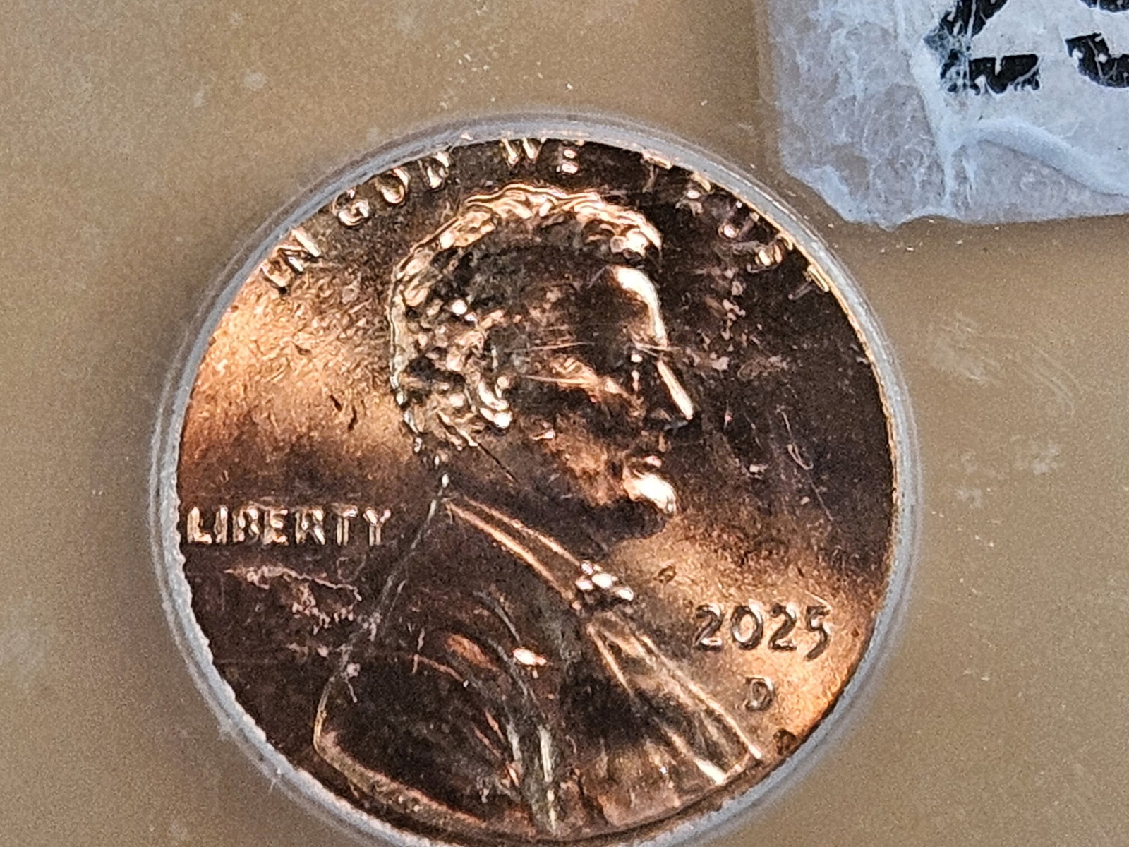 GEM! ICG 2025 Lincoln Cent in Mint State 66 RED: Last year issue!