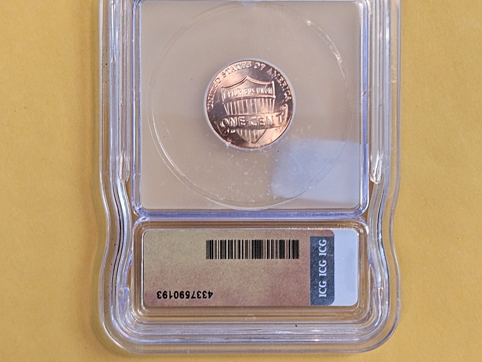 GEM! ICG 2025 Lincoln Cent in Mint State 66 RED - 3