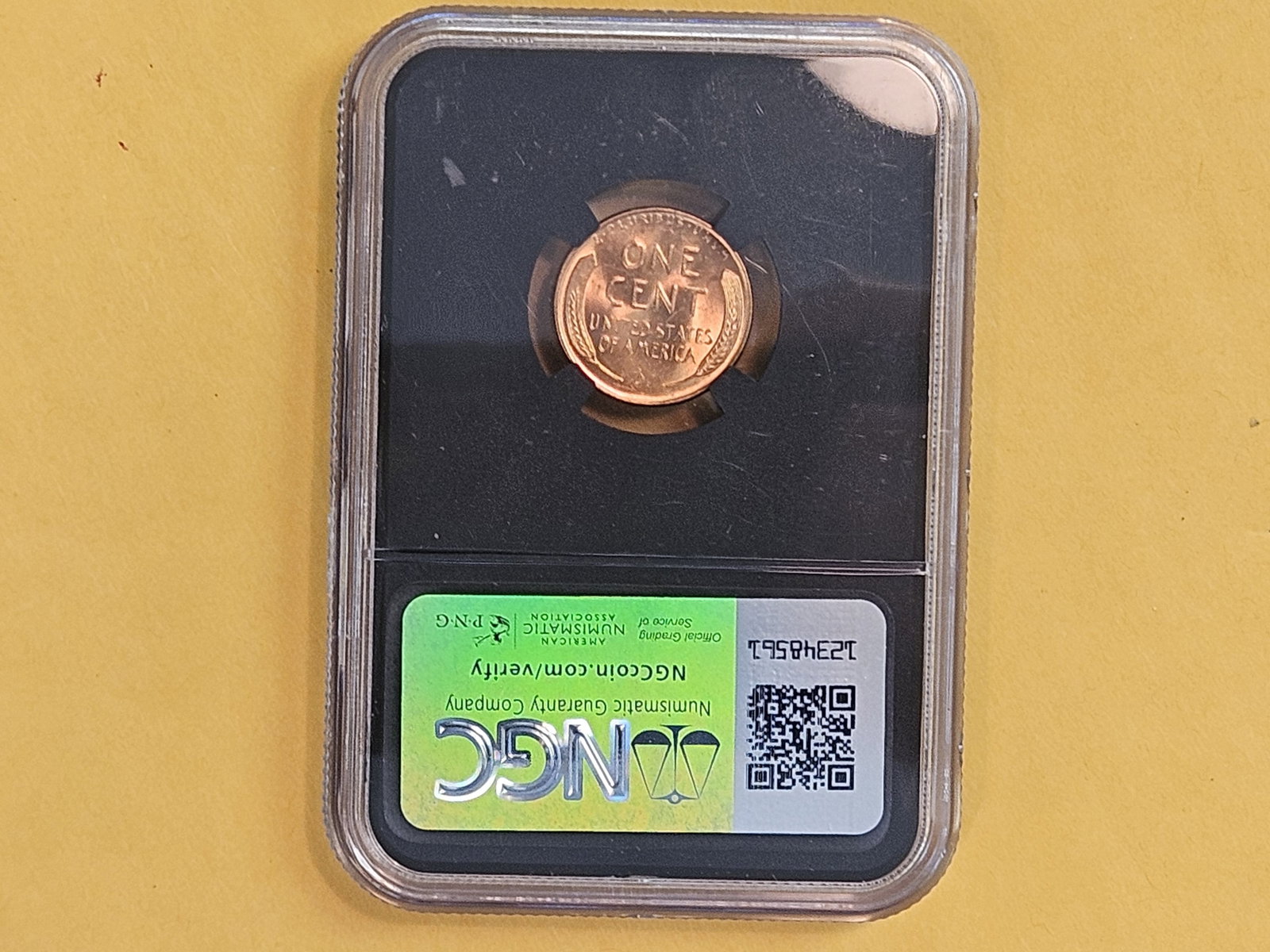 GEM! NGC 1958-D Wheat Cent in Mint State 65 RED - 3
