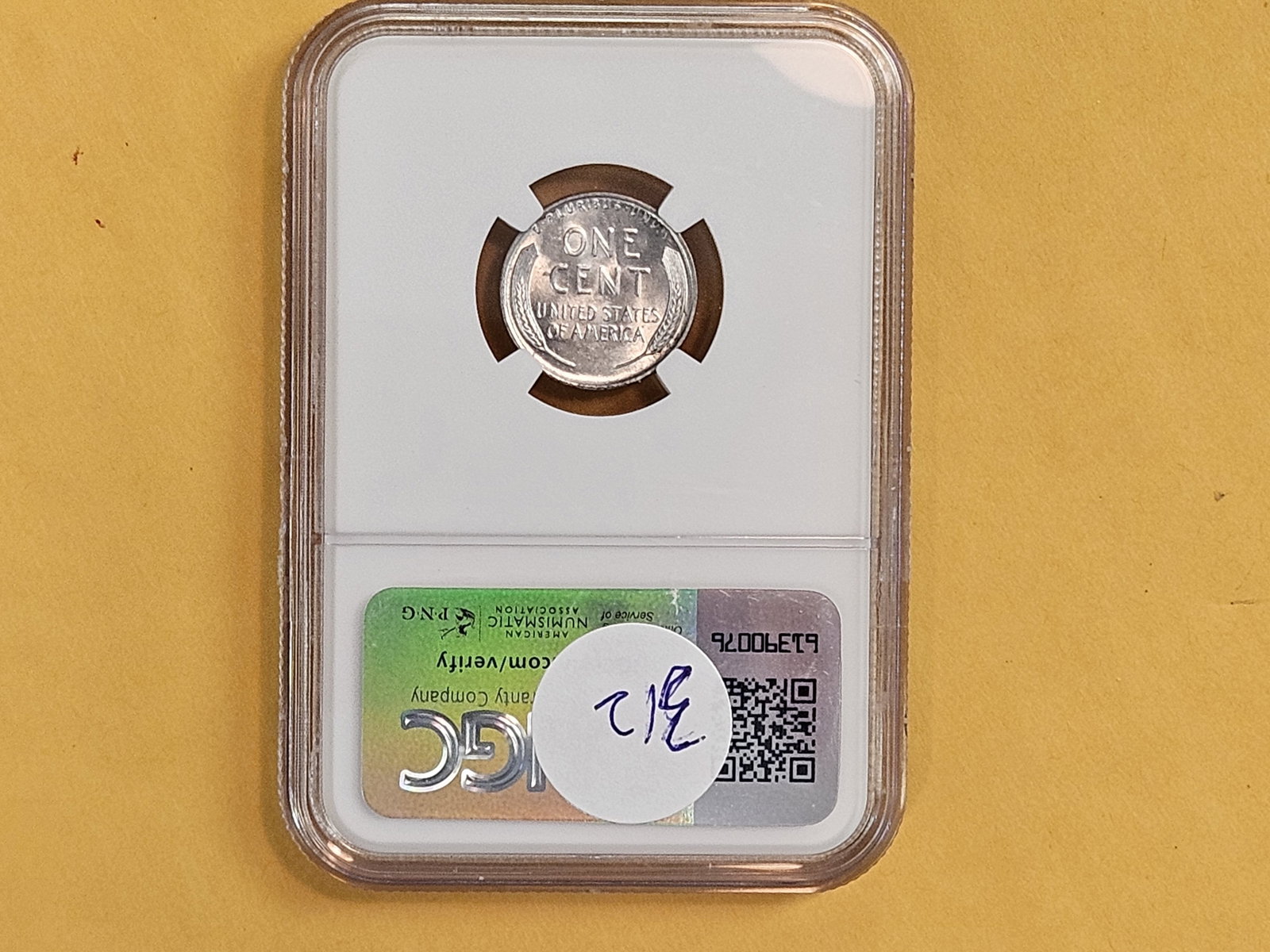 GEM! NGC 1943 Steel Wheat Cent in Mint State 65 - 3