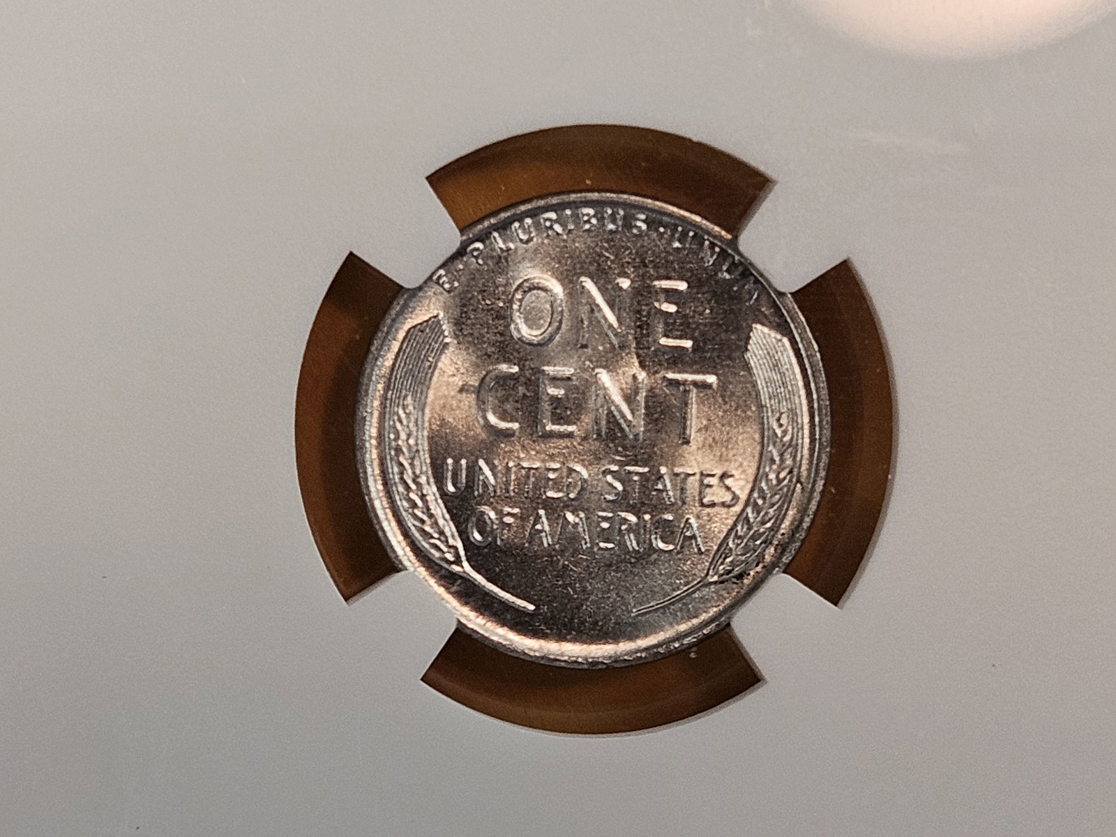 GEM! NGC 1943 Steel Wheat Cent in Mint State 65 - 4