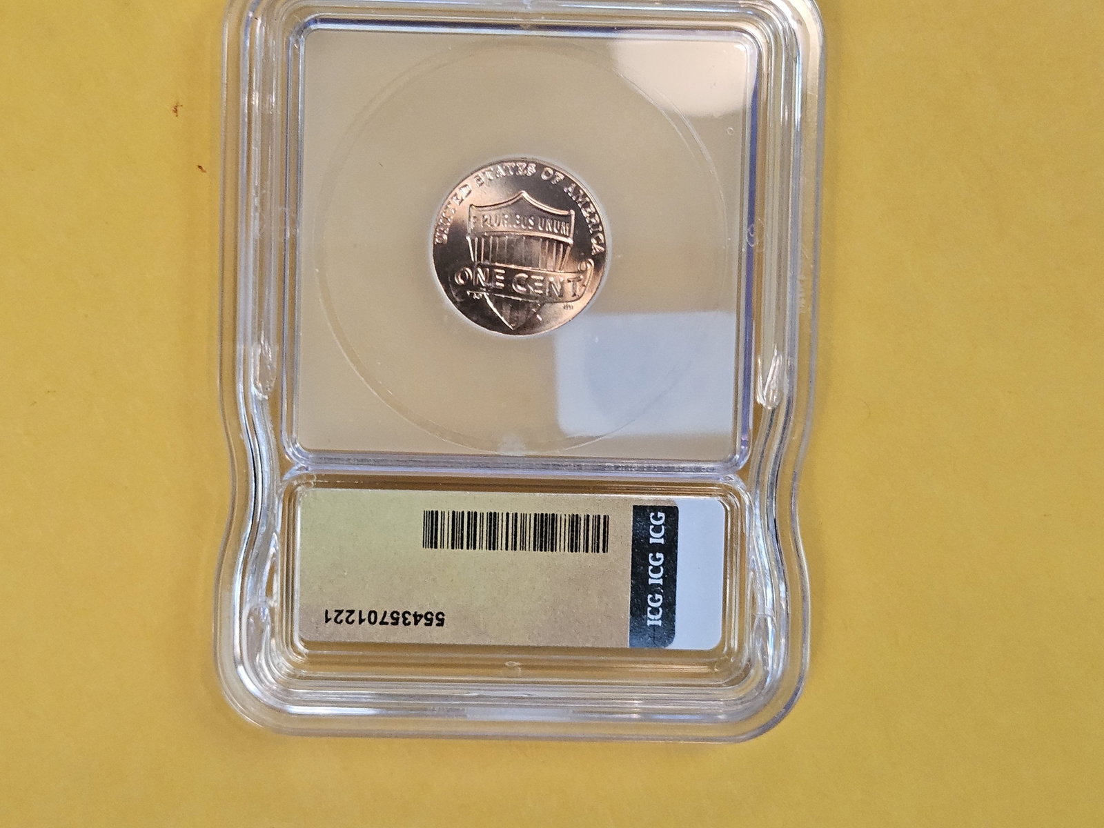 GEM! ICG 2025-D Lincoln Cent in Mint State 67 RED - 3