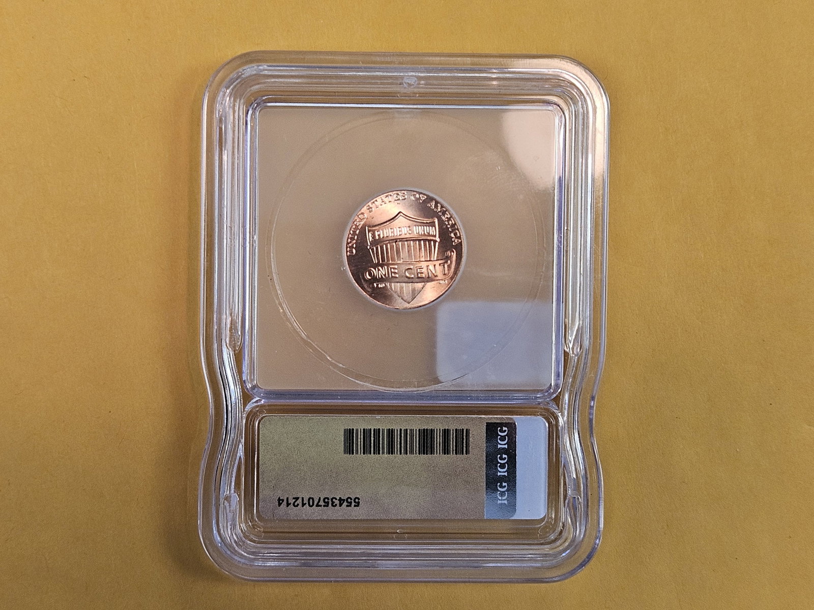 GEM! ICG 2025-D Lincoln Cent in Mint State 67 RED - 3