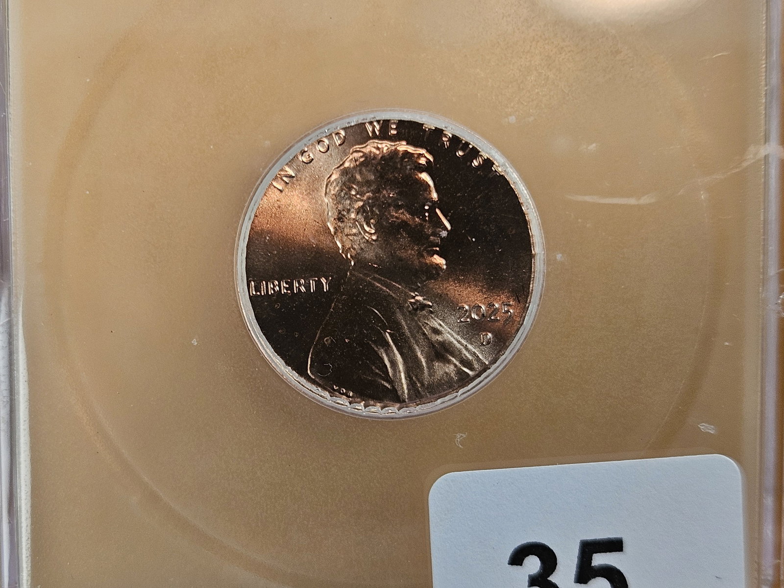 GEM! ICG 2025-D Lincoln Cent in Mint State 67 RED: Last year from Denver!