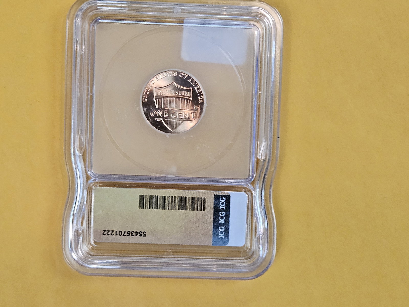 GEM! ICG 2025-D Lincoln Cent in Mint State 67 RED - 3