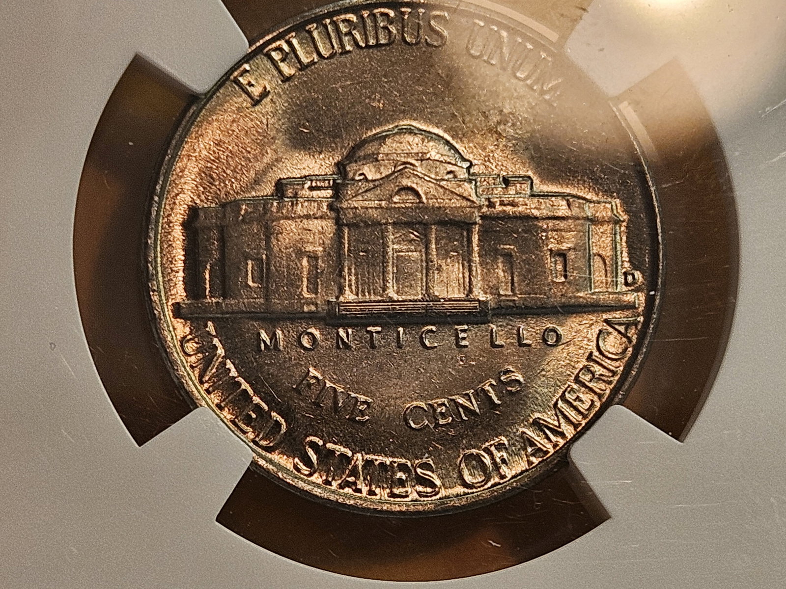 KEY DATE! GEM 1950-D Jefferson Nickel in Mint State 65 - 5