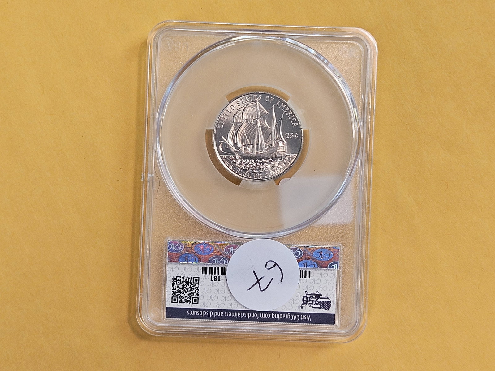 CACG 1776 - 2026-D Quarter in Mint State 64 - 3